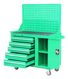 Gabinete de herramientas de cinco pisos y panel vertical perforado